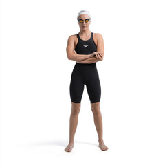 Women's Fastskin LZR Pure Valor 2.0 Openback Kneeskin Black
