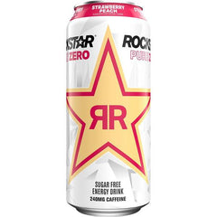 Rockstar Pure Zero Strawberry Peach