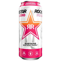 Rockstar Pure Zero Tangerine Mango Guava Strawberry