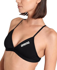 Arena Team Swim Top Tie Back Solid Women's Swimsuit