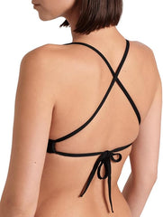 Arena Team Swim Top Tie Back Solid Women's Swimsuit