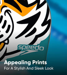 Unisex Kids Tiger Print Swim Cap For Tots