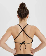 Arena Team Swim Top Tie Back Solid Women's Swimsuit