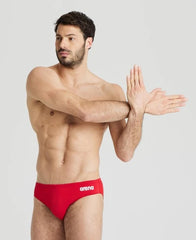 Men's Team Swim Brief Solid