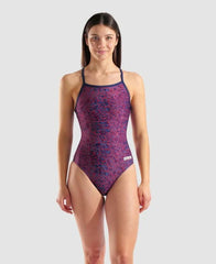Women's Swimsuit arena Snakeskin Lightdrop Back