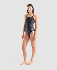 Women's Swimsuit arena Snakeskin Lightdrop Back
