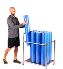 Progression Foam Roller Rack - (Cart Holds 12 Pc)
