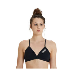 Arena Team Swim Top Tie Back Solid Women's Swimsuit