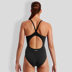 Ladies Diamond Secure One Piece Still Black
