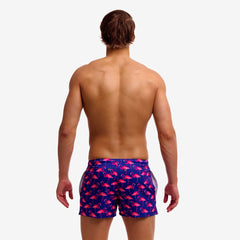Mens Shorty Shorts Short Flocked Up