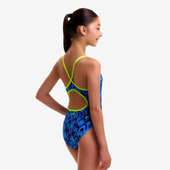 Girls Diamond Back One Piece Hilly Billy Blues
