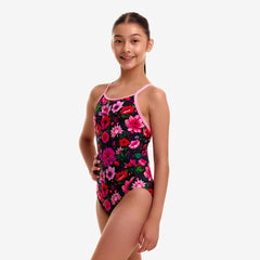 Girls Diamond Back One Piece Garden Glow