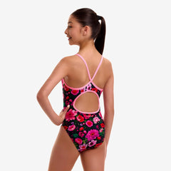 Girls Diamond Back One Piece Garden Glow