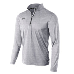 Unisex Long Sleeve Solid Quarter Zip