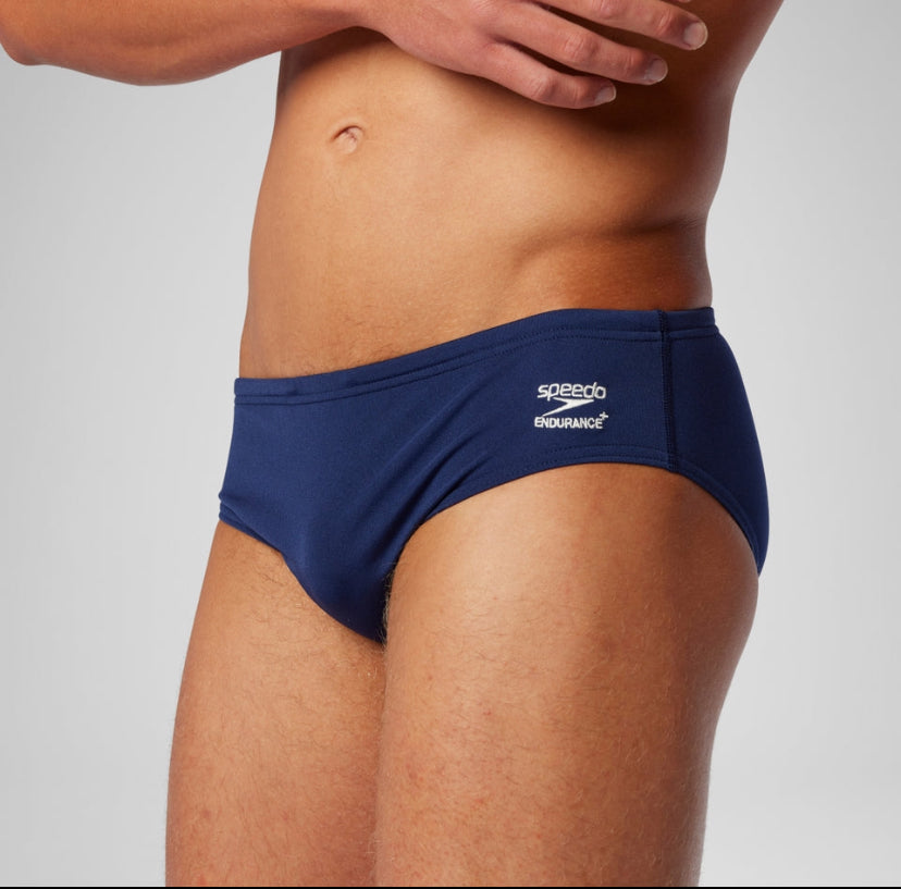 Men's Solid Brief Black