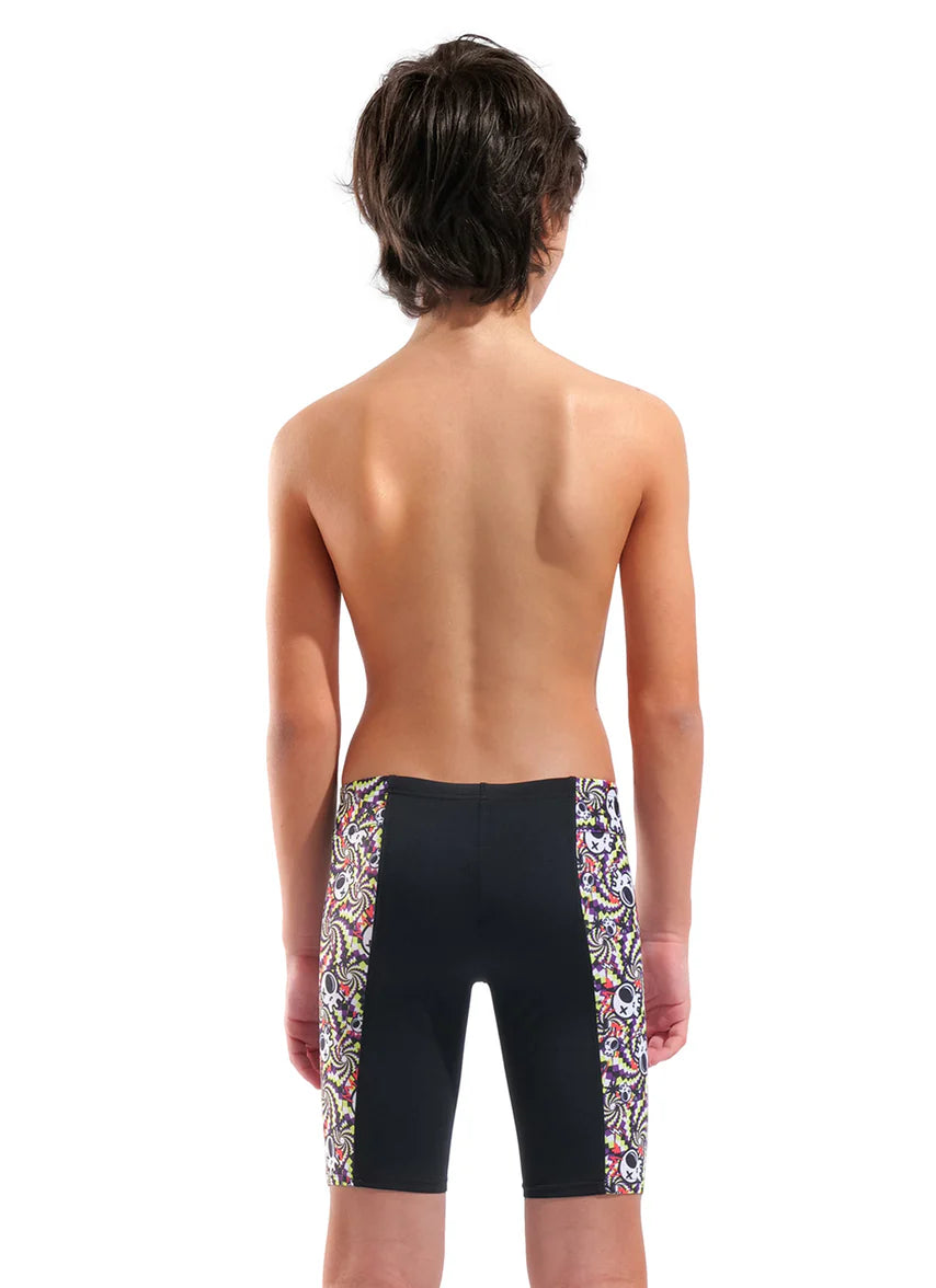 Boy's arena fun skulls swim jammer