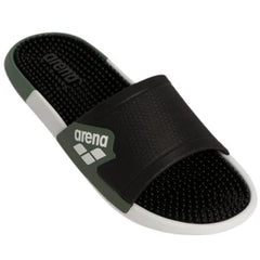 Arena Marco Active Slides Black White Sage
