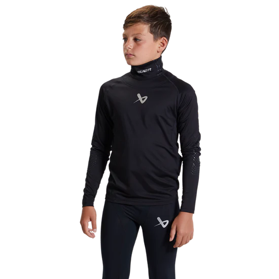 Bauer Neck Protect Youth Long Sleeve Shirt