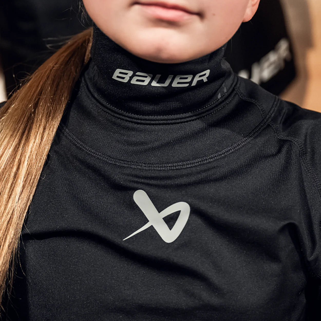 Bauer Neck Protect Youth Long Sleeve Shirt