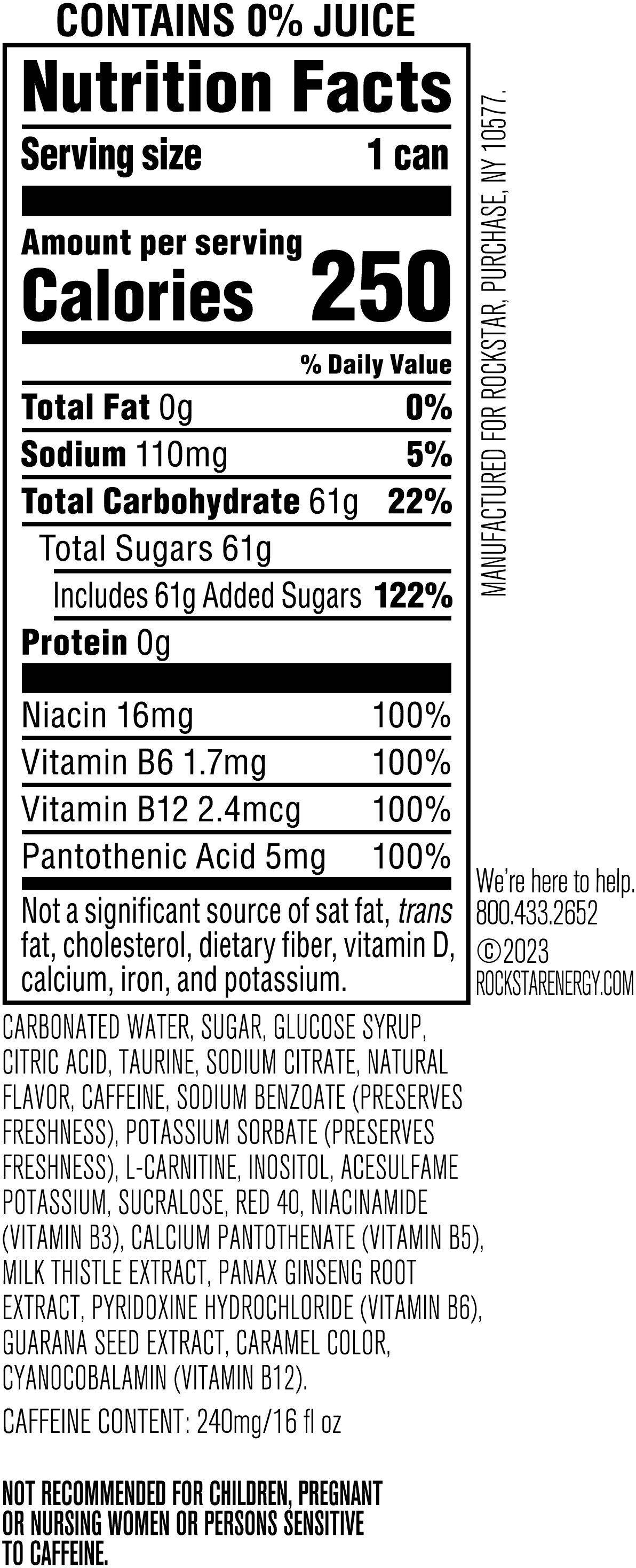 Rockstar Punched Fruit Punch