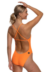 Brandon 2 Onesie Orange Zest