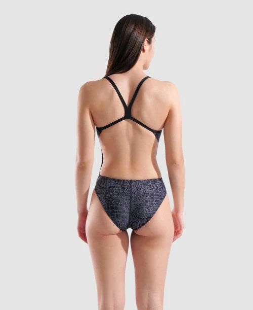 Women's Swimsuit arena Snakeskin Challenge Back