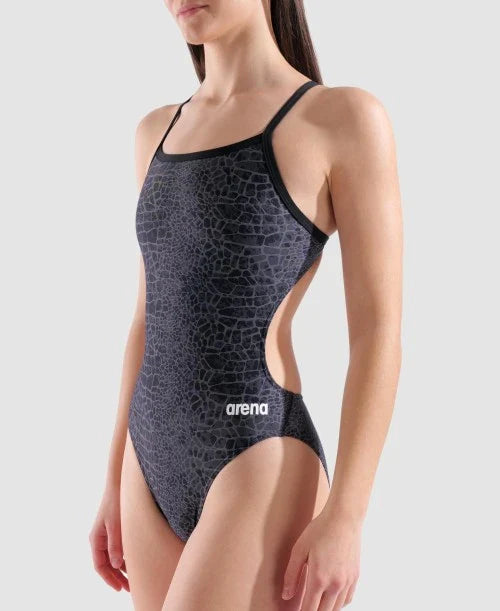 Women's Swimsuit arena Snakeskin Challenge Back