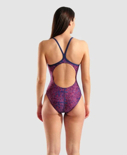 Women's Swimsuit arena Snakeskin Lightdrop Back