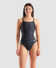 Women's Swimsuit arena Snakeskin Lightdrop Back