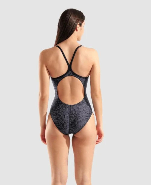 Women's Swimsuit arena Snakeskin Lightdrop Back