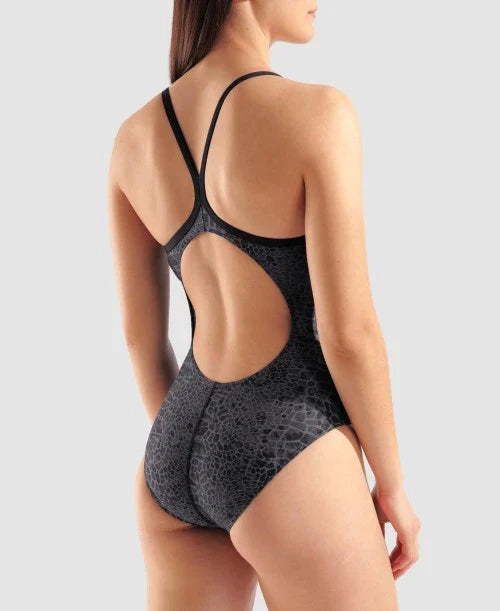 Women's Swimsuit arena Snakeskin Lightdrop Back