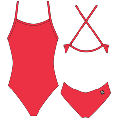 BRANDON 2 ONESIE - CANDY APPLE